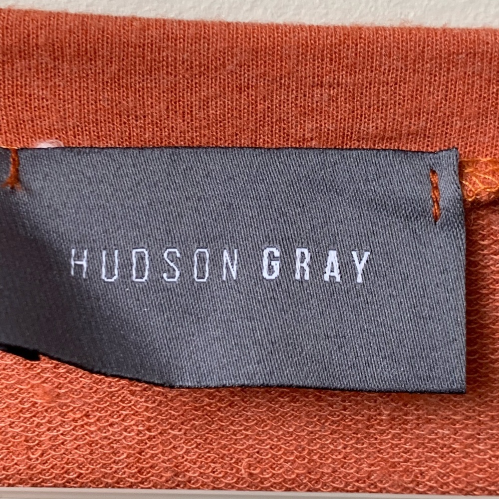 HUDSON GRAY Women’s Pumpkin Orange Blouse - Picture 2 of 5